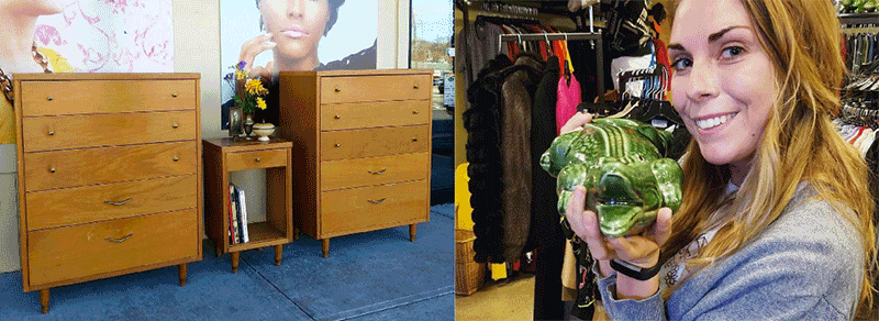 Mid Century furniture and fun finds at Vintage Vogue 