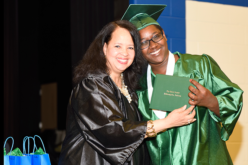 It took a round trip of four hours every school day to finish her high school diploma