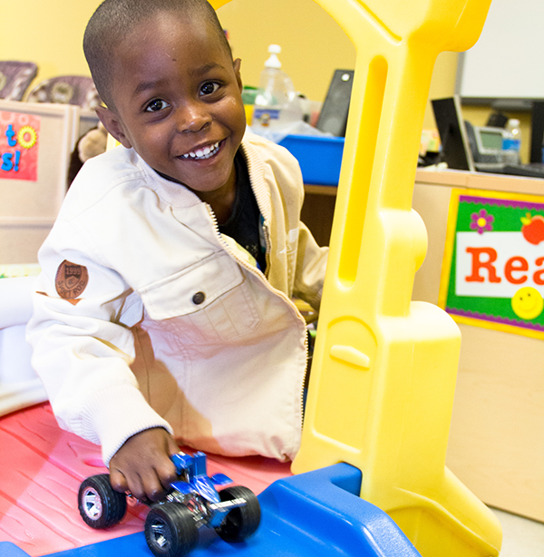 The drop-in center helps lay a good educational foundation for The Excel Center students' children