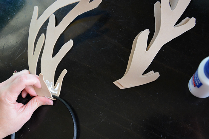 simple DIY antlers